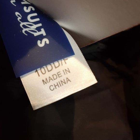 Swimsuits For All Tie Front Underwire Tankini Top 10DD/F or 20F/G NWT - Picture 5 of 14